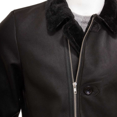 Men’s Black Shearling Jacket