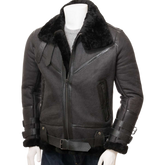 Men’s Black Sheepskin Jacket