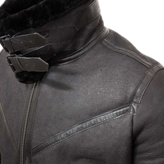Men’s Black Sheepskin Jacket