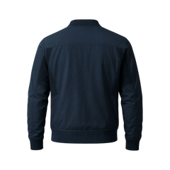 Men's Classic Navy Bomber Jacket