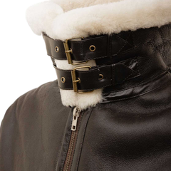 Men’s Cream Sheepskin Jacket