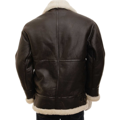 Men’s Cream Sheepskin Jacket