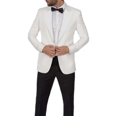 Men's Dinner Ivory White Tuxedo Jacket