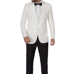 Men's Dinner Ivory White Tuxedo Jacket