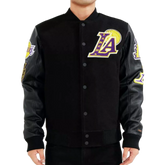 Mens New Los Angeles Laker NBA Leather Jacket