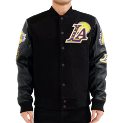 Mens New Los Angeles Laker NBA Leather Jacket