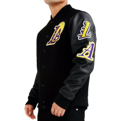 Mens New Los Angeles Laker NBA Leather Jacket