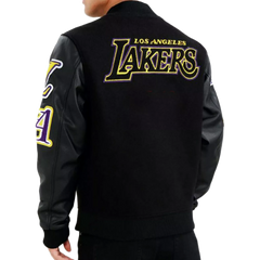 Mens New Los Angeles Laker NBA Leather Jacket