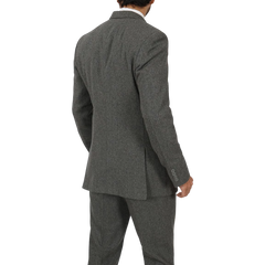 Men's Vintage 3-Piece Grey Tweed Suit for Prom