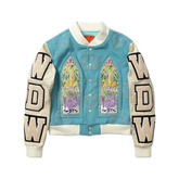 Men's Who Decides War Namesake Formal Wear Varsity Woolen And Leather Jacket