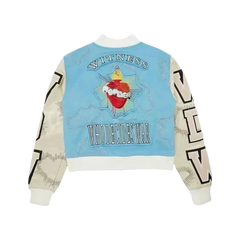 Men's Who Decides War Namesake Formal Wear Varsity Woolen And Leather Jacket