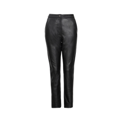 Myrna Women's Black Fitted Leather Pants