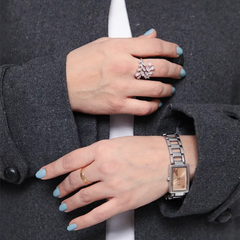 Patrice Women's Regular Fit Charcoal Grey Wool Coat