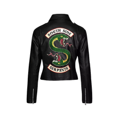 Riverdale Southside Serpents Gang Womens Jacket Jughead Jones Cole Sprouse Biker