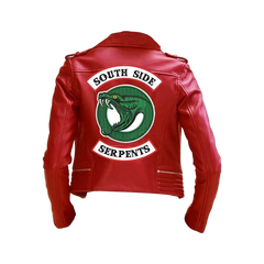 Riverdale Southside Serpents Gang Womens Jughead Jones Cole Sprouse Biker Jacket
