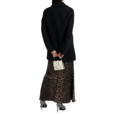 Shalon Double Breasted Women's Black Wool Coat