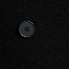 Shalon Double Breasted Women's Black Wool Coat