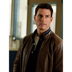 Tom Cruise Jack Reacher Lambskin Excellent Quality Genuine Leather Jacket
