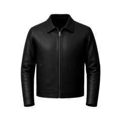 Tony Men's Black Harrington Leather Jacket