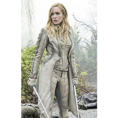 Trendy Legends of Tomorrow White Canary Leather Jacket