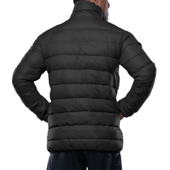 Vicente Mens Premium Black Puffer Jacket - Winter Insulated Coat