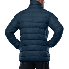 Vicente Mens Premium Navy Blue Puffer Jacket - Winter Insulated Coat