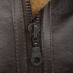 Women’s Ginger Bomber Sheepskin Leather Jacket