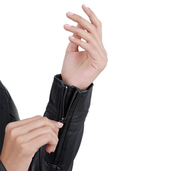 Women's Black Lambskin Leather Motorcycle Jacket