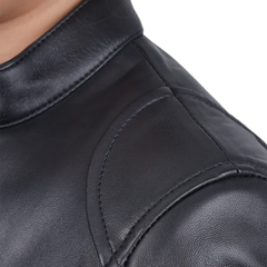Women's Black Lambskin Leather Motorcycle Jacket