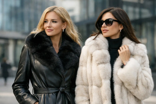 Women’s Leather and Fur Coats That Stand Out