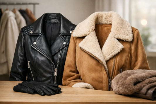 Womens Leather and Shearling Coat Guide