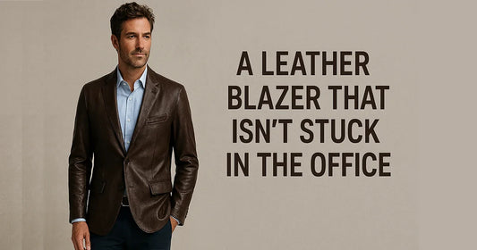 Leather Blazer for Men UK  Style & Buying Guide - Leather Hunt