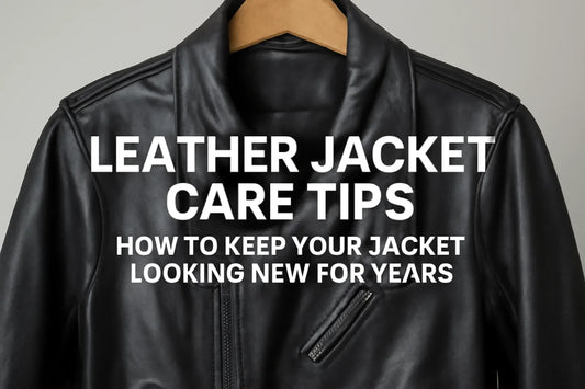 Leather Jacket Care Tips | How to Keep Your Jacket Looking New for Years