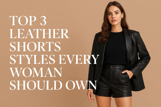 Top 3 Women’s Leather Shorts Styles Every Woman Should Own