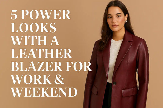 Top 5 Women’s Leather Blazers to Elevate Your Style Leather Hunt