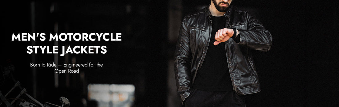 Men's Motorcycle Style Jackets
