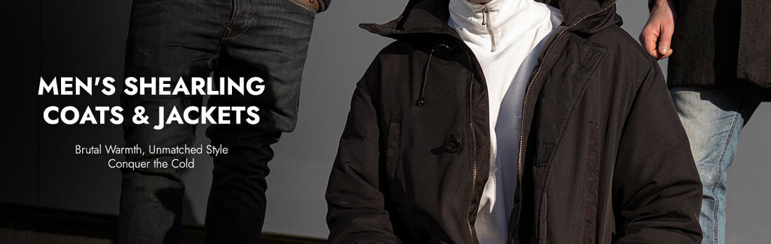 Men's Shearling Coats & Jackets