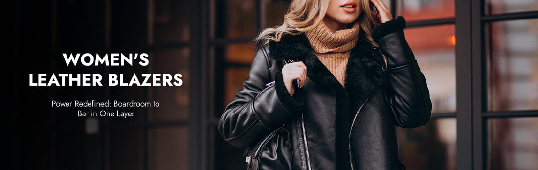 Women's Leather Blazers
