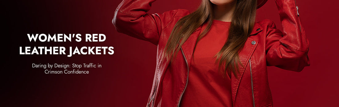 Women's Red Leather Jackets