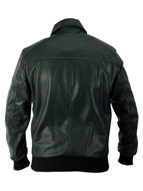 Arrow Oliver Queen Black Leather Jacket