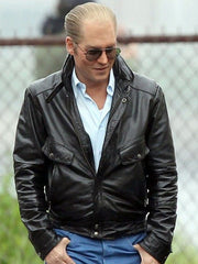 Black Mass Johny Depp Leather Jacket Black 2