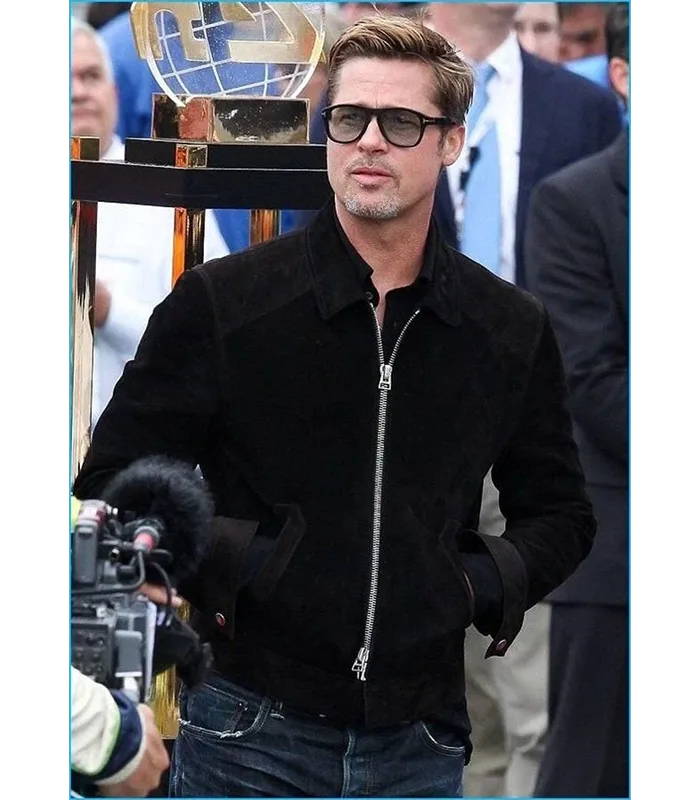 BlackSuedeLeatherJacketforMen_BradPittF1Trucker