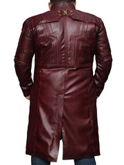 Guardians Of The Galaxy Star Lord Chris Pratt Leather Trench Coat 02