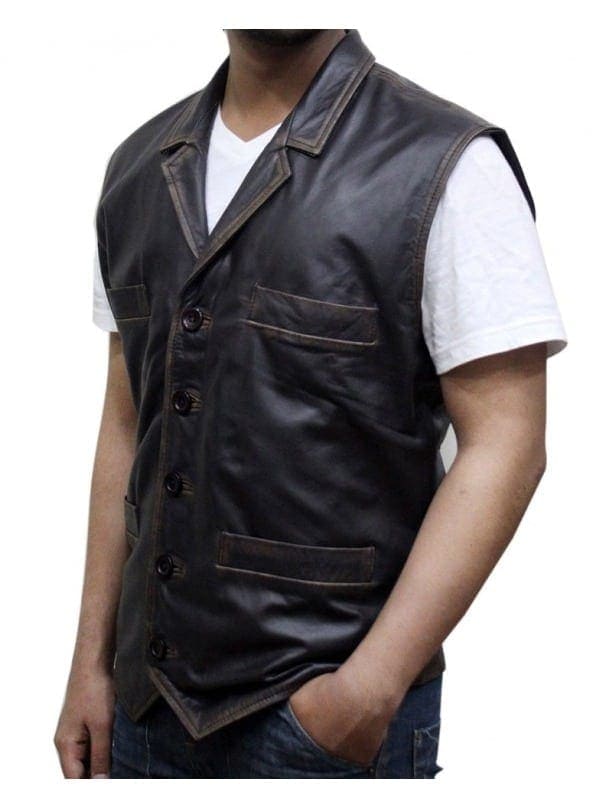 Hell on Wheels Anson Mount Leather Vest 03