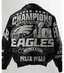 Pelle Pelle Super Bowl LIX Philadelphia Eagles Leather Jacket