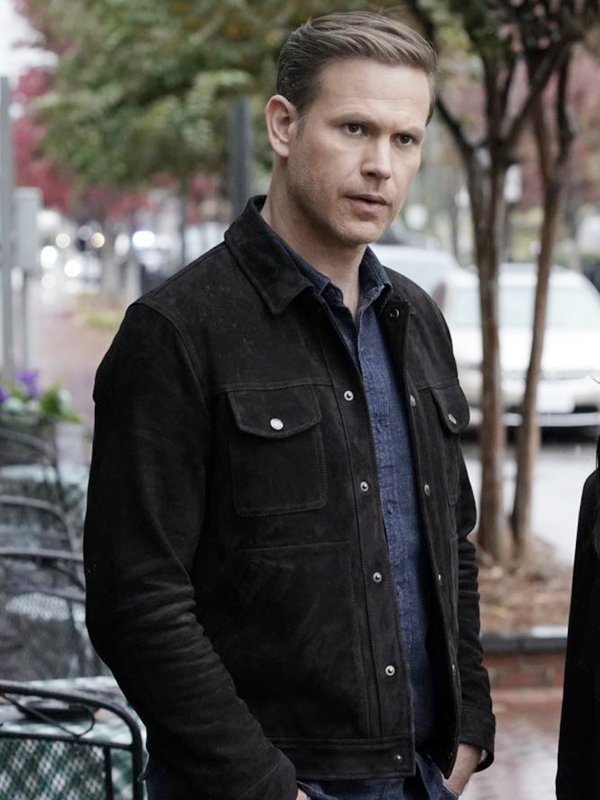 Tv Series Legacies Mathew Davis Black Suede Leather Jacket