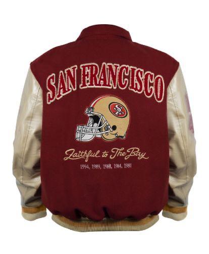 Abercrombie San Francisco 49ers Varsity Bomber Jacket