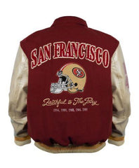 Abercrombie San Francisco 49ers Varsity Bomber Jacket