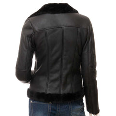 Womens Leather Sheepskin Shearling 12