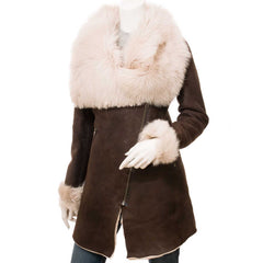 Womens Leather Sheepskin Shearling 14